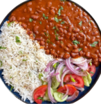 rajma chawal rice lobia kunafa cafe
